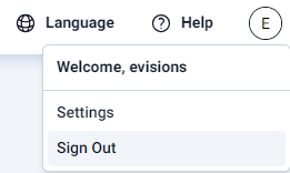 Log Off button
